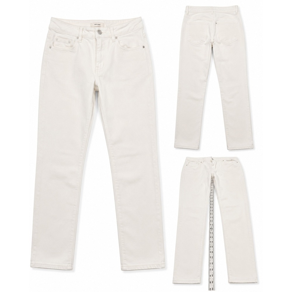 Levi's‎ 711 Skinny Women's White Jeans Mid Rise Stretch Denim 5 Pocket Sz 34 EUC